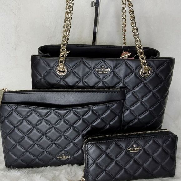 kate spade Handbags - 💋 NW kate spade New York 3 Set Leather Designer Purse Bag 3 in 1 Wallet + Pouch